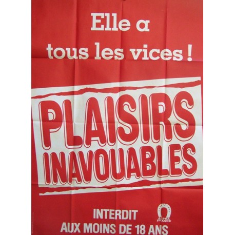 Plaisirs inavouables 120x160