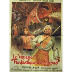 Voyage fantastique de sinbad 60x80