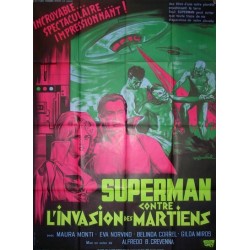 Superman contre l'invasion des martiens 120x160