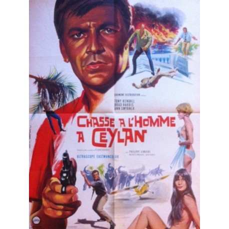 Chasse à lhomme à ceylan 60x80