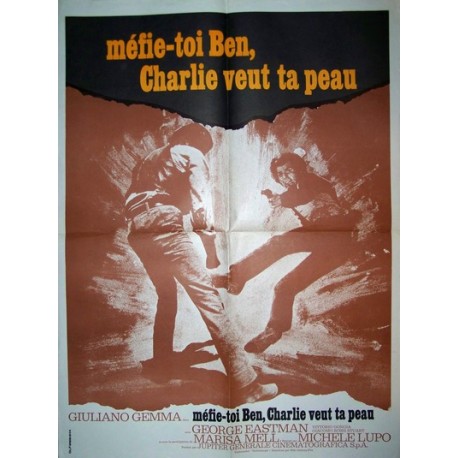 Mefie-toi ben charlie veut ta peau 60x80