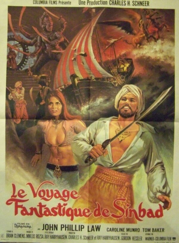 Voyage fantastique de sinbad 60x80