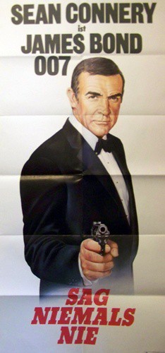 Sean connery ist james bond jamais plus jamais 84x177