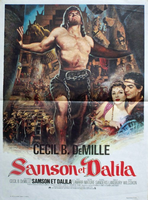 Samson et dalila 40x60