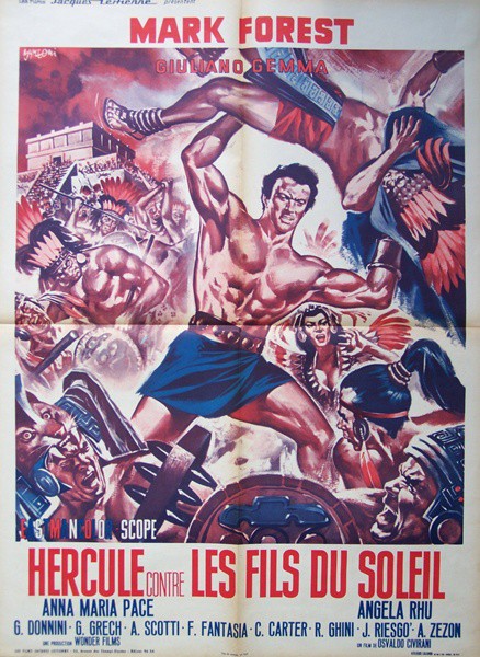 Hercule contre les fils du soleil 60x80