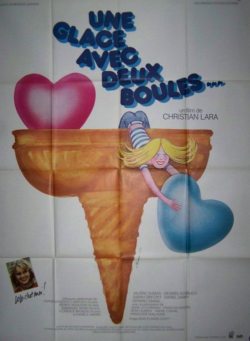 Une glace avec deux boules 120x160
