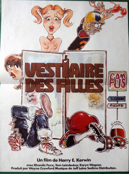 Vestiaire des filles  40x60