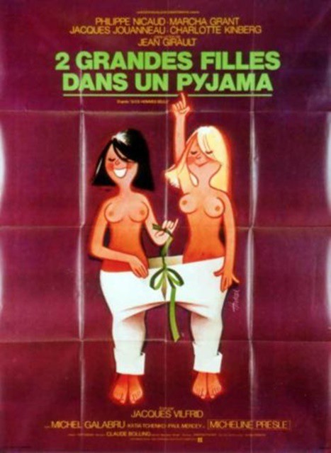 2 grandes filles dans un pyjama 120x160
