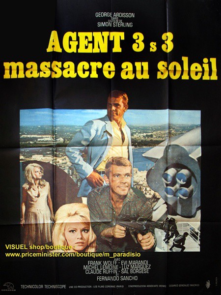 Agent 3 s 3 massacre au soleil 120x160