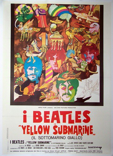 Yellow submarine 100x140