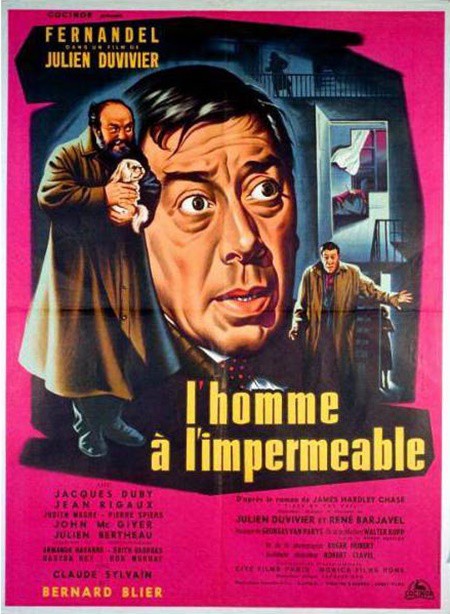 Homme a limpermeable (l) 60x80