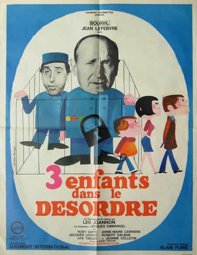 3 enfants dans desordre 60x80