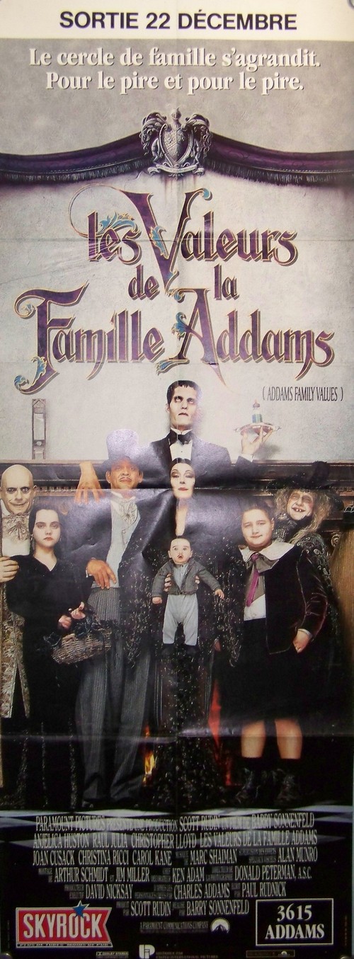Valeurs de la famille addams (les) mod b pres sortie 57x157