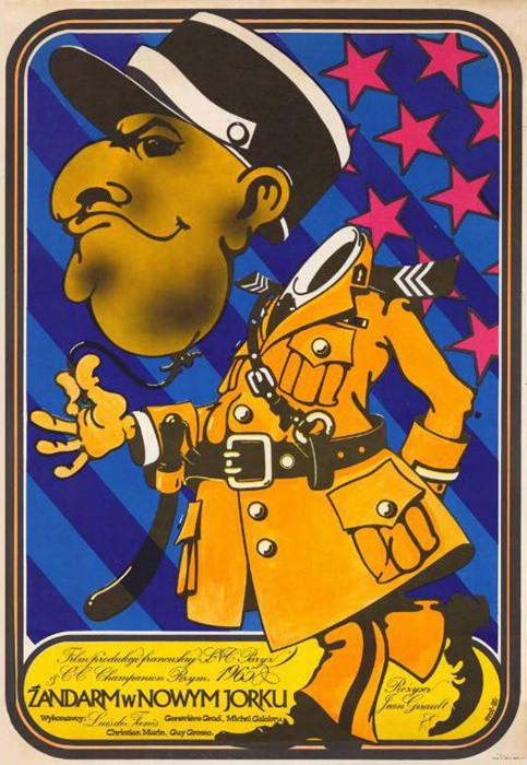 Gendarme de saint-tropez 70x100