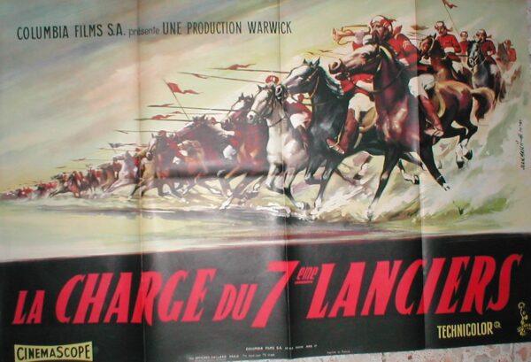 Charge du 7eme lanciers (la) 80x120