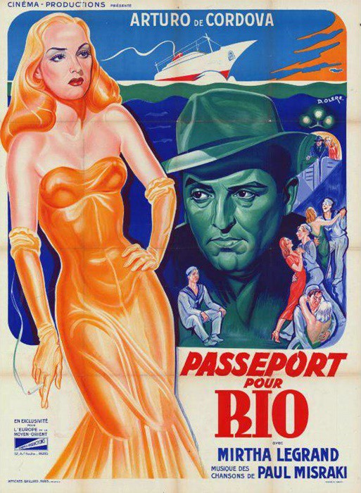 Passeport pour rio 80x120