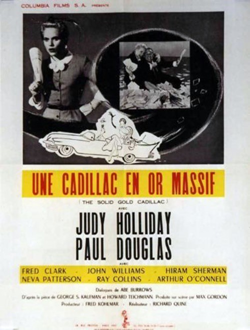 Une cadillac en or massif 50x65