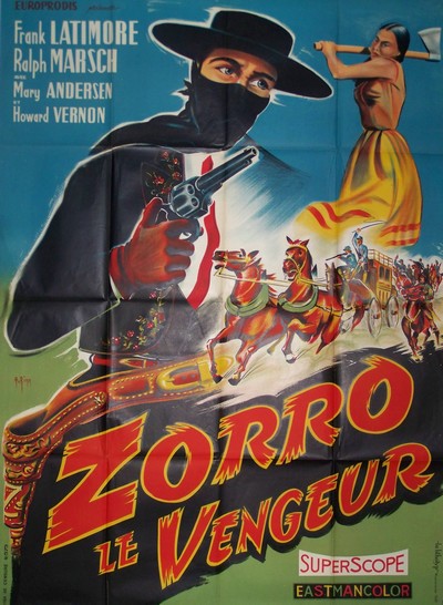 Zorro le vengeur 120x160