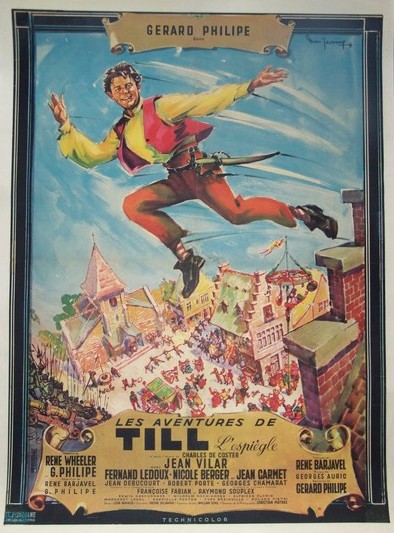 Till lespiegle 60x80 entoilée