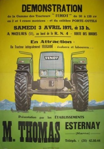 Tracteur FENDT.60x85