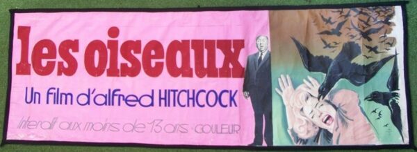 Oiseaux (les) 103x302.toile bâche peinte