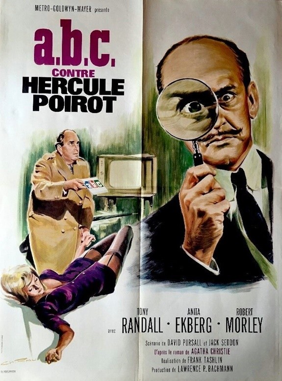 A.B.C contre Hercule Poirot.60x80