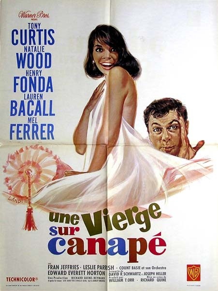 Une vierge sur canapé.60x80