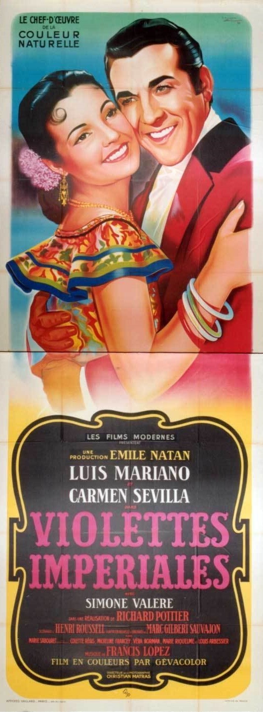 Violettes imperiales 120x320