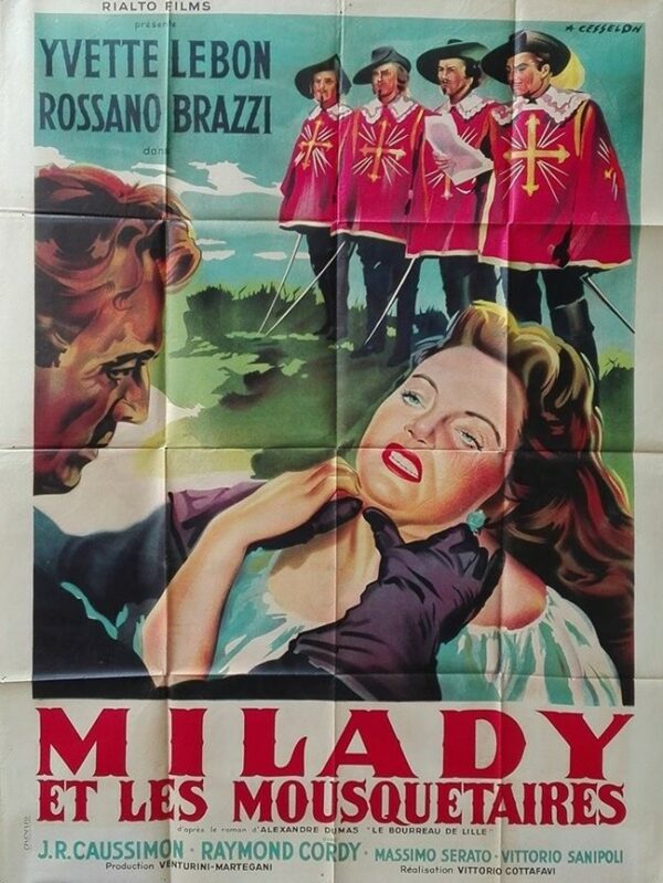 Milady et les mousquetaires.120x160