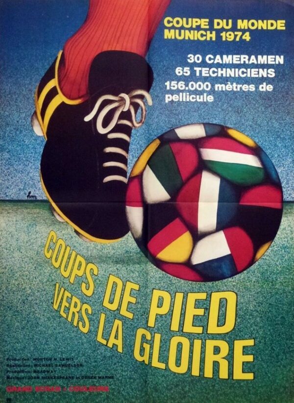 Coup de pied vers la gloire.60x80