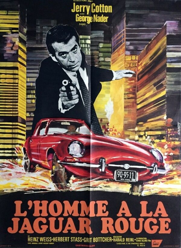 Homme à la Jaguar rouge (L').60x80