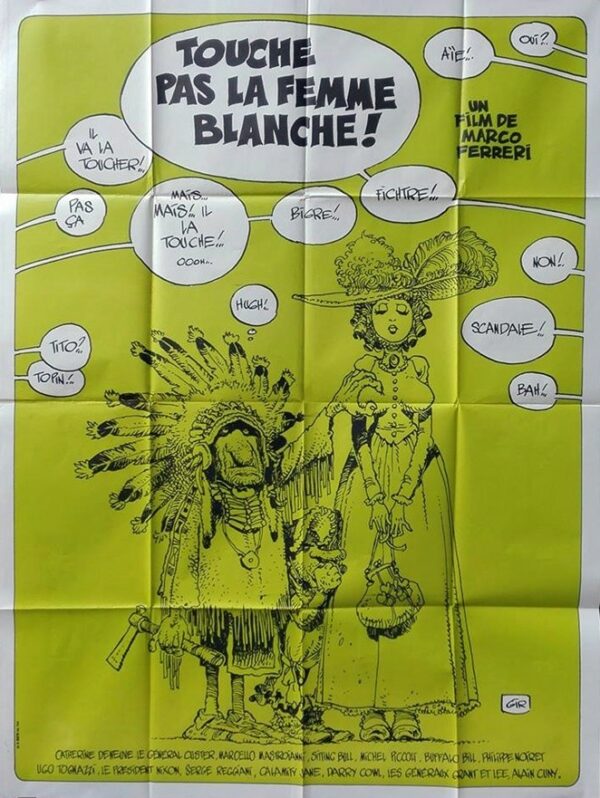 Touche pas la femme blanche.verte.120x160