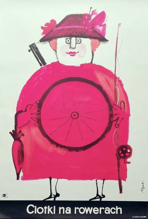 Ciotki na rowerach.58x85