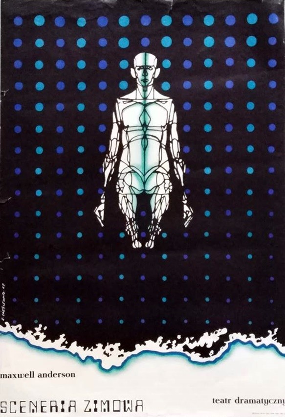 sceneria zimowa.paysage d'hiver.59x85