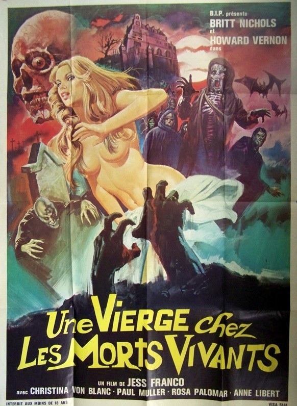 Une vierge chez les morts vivants.100x140