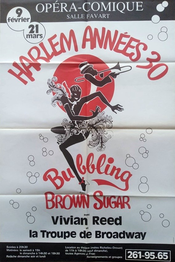 Bubbling brown sugar Harlem années 30.71x118