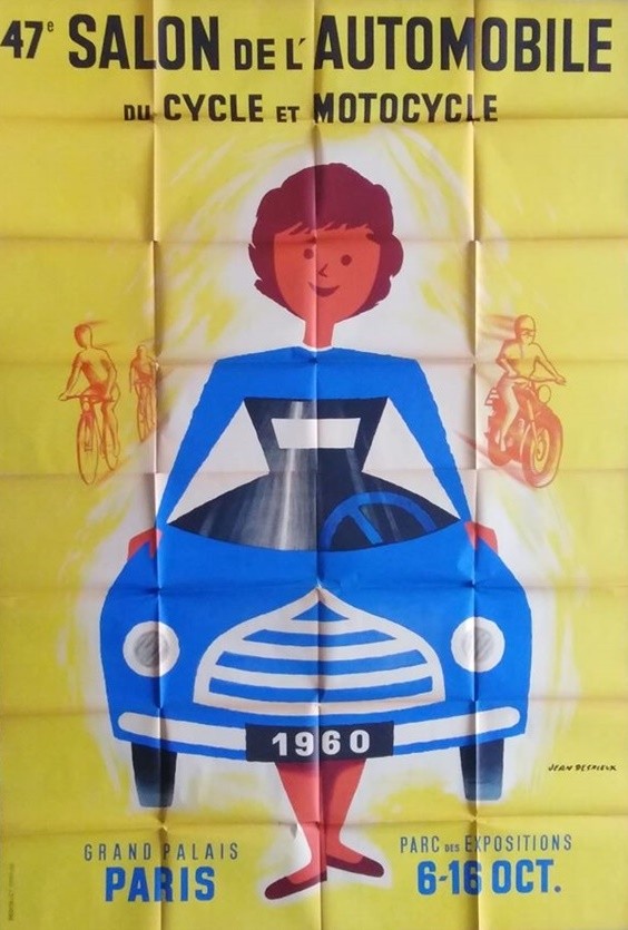 Salon de l'automobile du cycle et motocycle 1960.155x230
