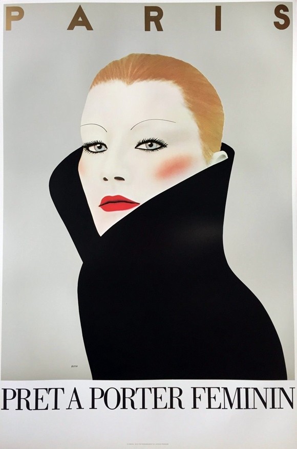 Paris prêt à porter féminin mode.60x90