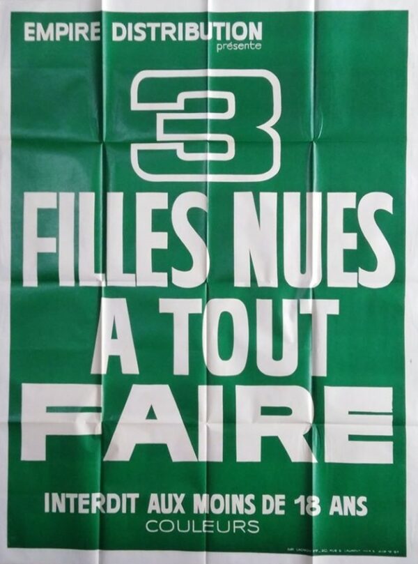 3 filles nues à tout faire.120x160