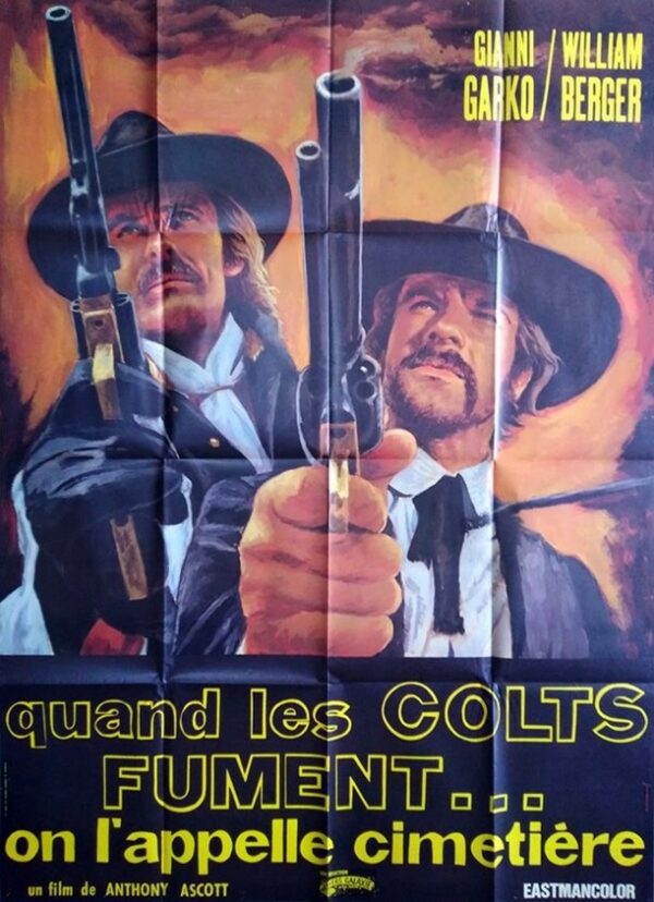 Quand les colts fument   on lappelle cimetière 120x160