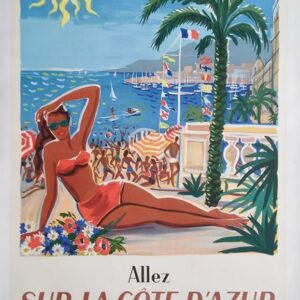 Allez sur la côte d'azur par le train.62x100