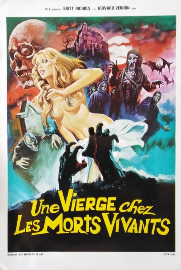 Une vierge chez les morts vivants.40x60
