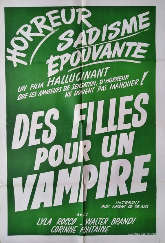 Des filles pour un vampire.80x120