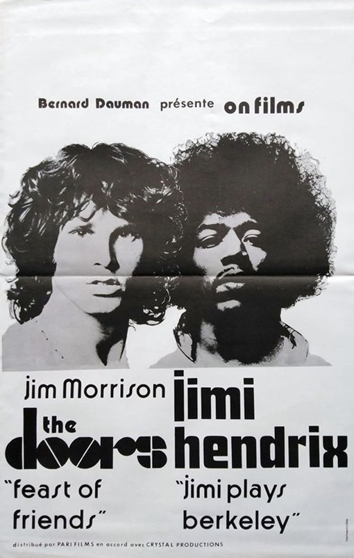Jim Morrison The Doors Jimi Hendrix.37x58