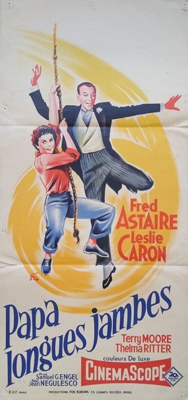 Papa longues jambes.40x80