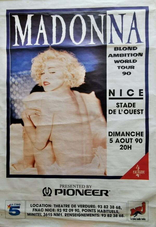 Madonna Nice 1990.120x175