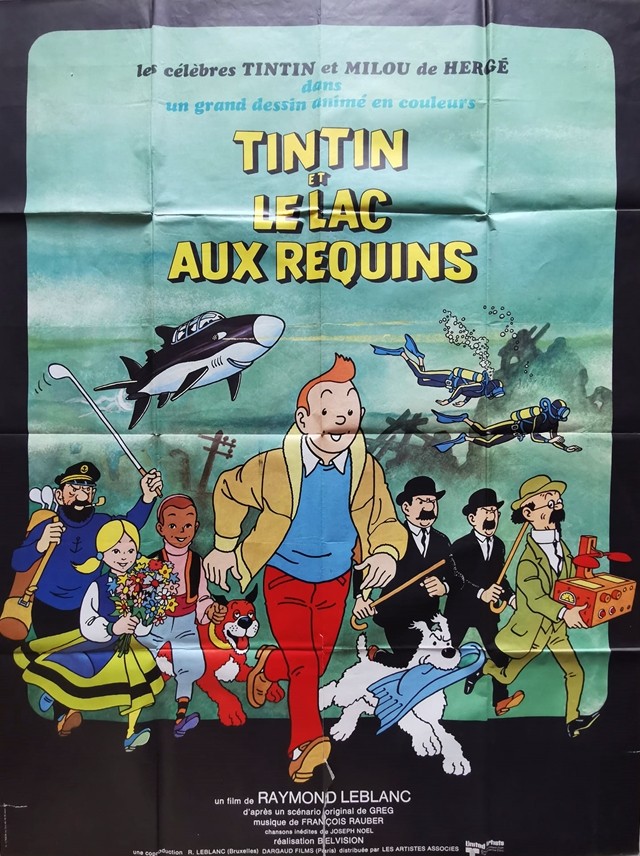 Tintin et le lac aux requins.120x160