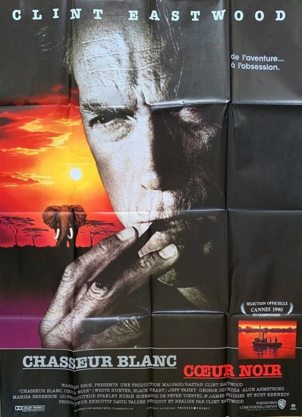 Chasseur blanc coeur noir.120x160