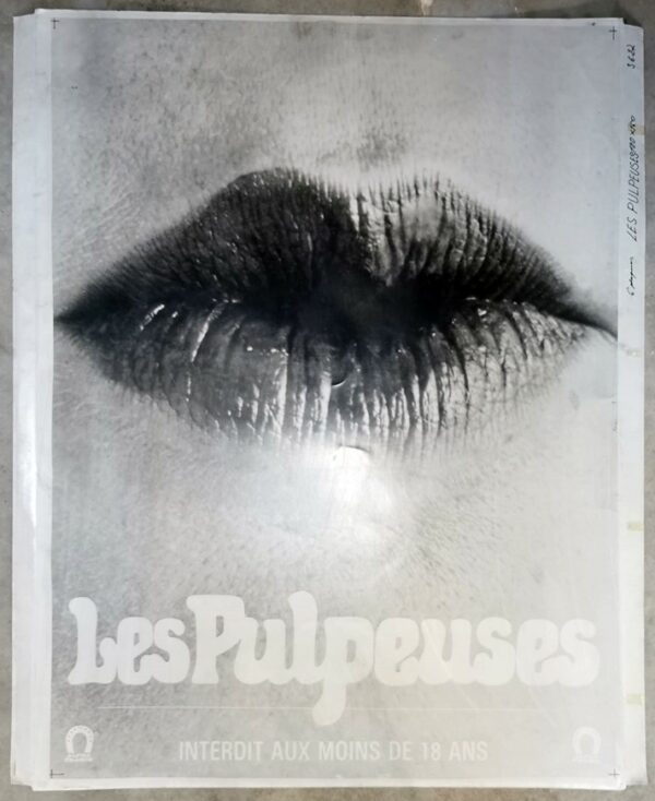 Pulpeuses (Les) plaque d'imprimerie.120x160