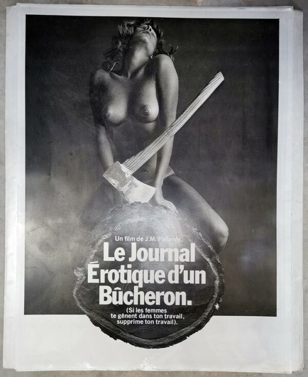 Journal érotique d'un bûcheron (Le) plaque d'imprimerie.120x160